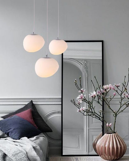 WOMO Egg Asymmetrical Globe Pendant Light-WM2497