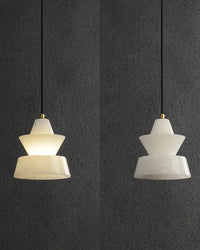 WOMO Hat Shaded Alabaster Pendant Light-WM2896