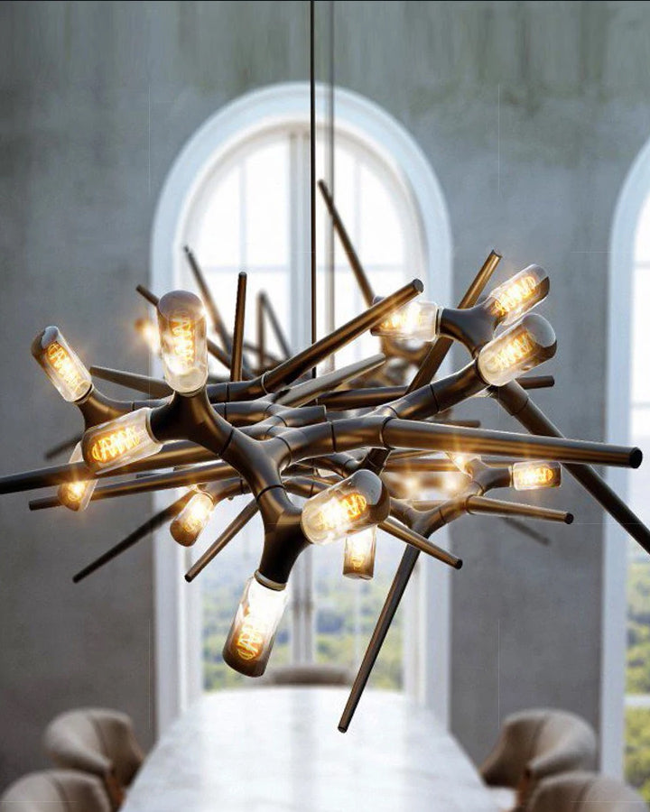 WOMO Black Branch Chandelier-WM2672