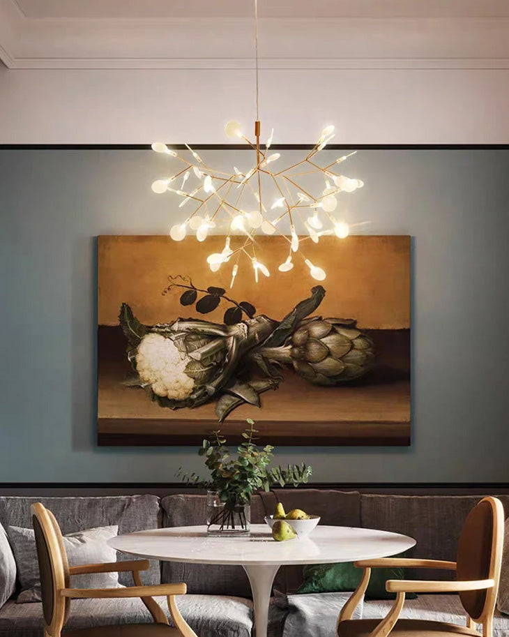 WOMO Heracleum/Firefly Round Chandelier-WM2435