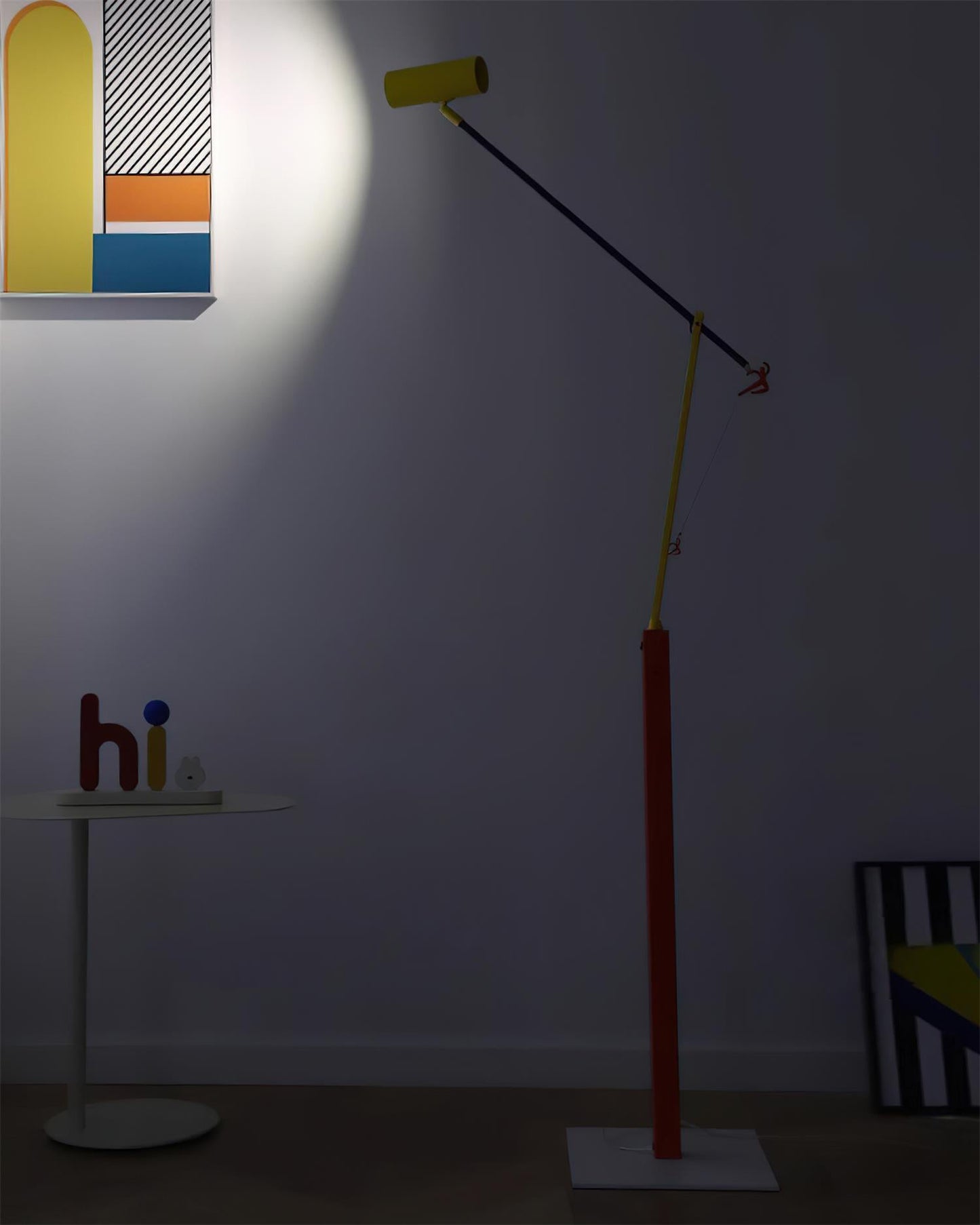 WOMO Multicolour Cantilever Floor Lamp-WM7103