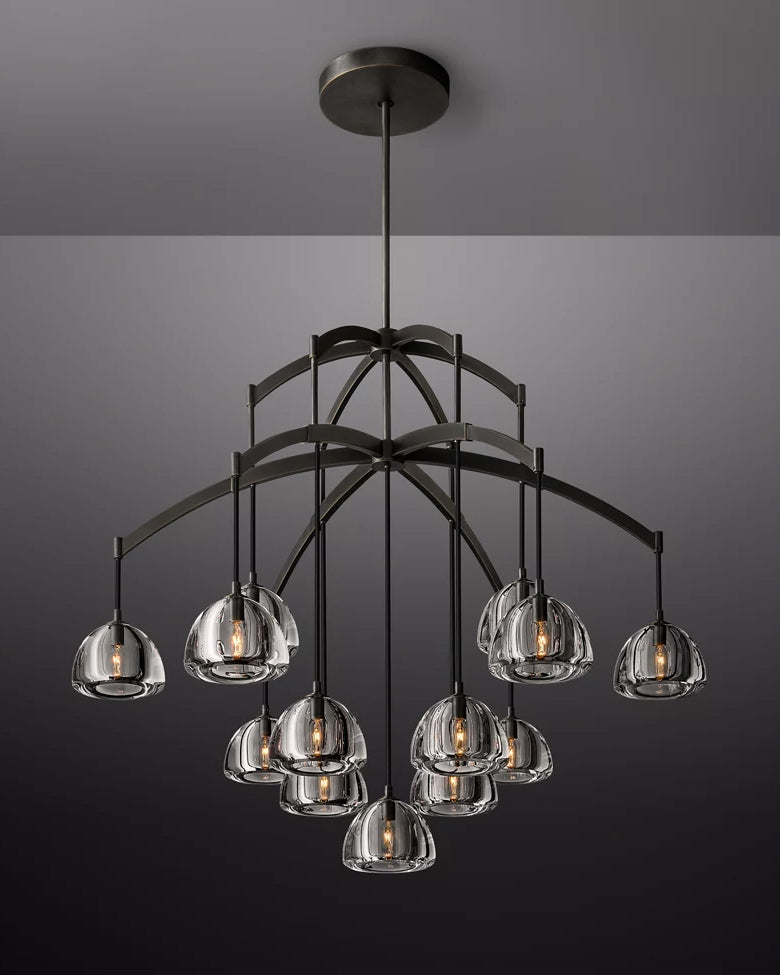 WOMO Multi Light Crystal Pendant Chandelier-WM2828