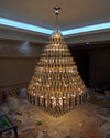 WOMO Tiered taper Crystal Foyer Chandelier-WM2384 thumbnail