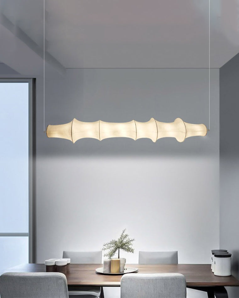 WOMO Fabric Linear Pendant Light-WM2956