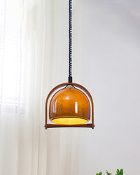 WOMO Bell Glass Rise Fall Pendant Light-WM2935