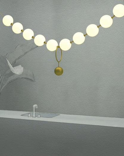 WOMO Pearl Arc Chandelier-WM2102b