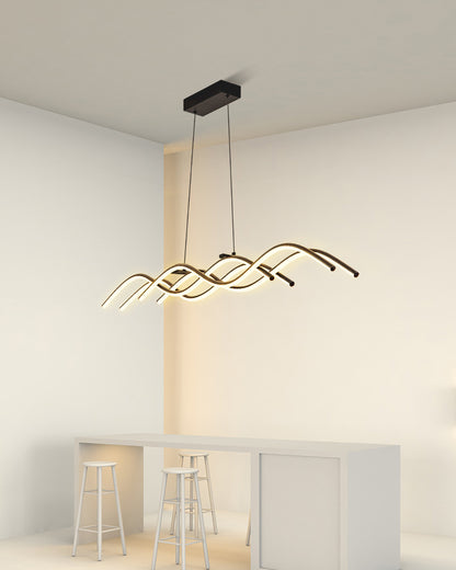 WOMO Wavy Linear Pendant Light-WM2641