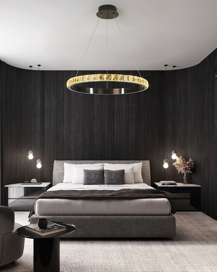 WOMO Circular Led Crystal Chandelier-WM2549a