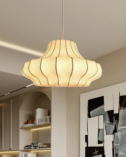 WOMO Japandi Silk Pendant Light-WM2947