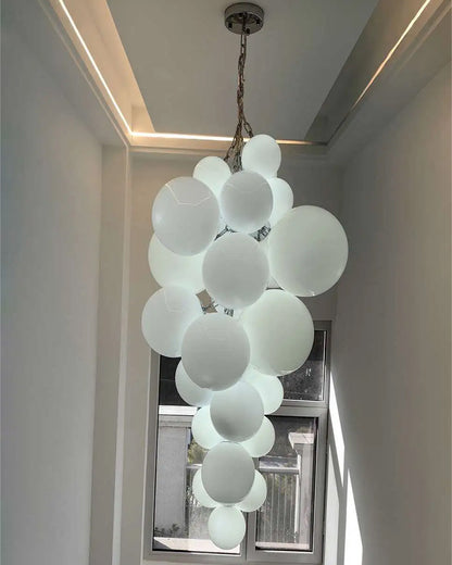 WOMO Long Glass Bubble Chandelier-WM2574