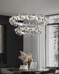 WOMO Tiered Circular Crystal Chandelier-WM2726