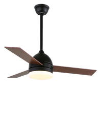 WOMO 3 Wood Blade Ceiling Fan Lamp-WM5001