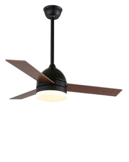 WOMO 3 Wood Blade Ceiling Fan Lamp-WM5001