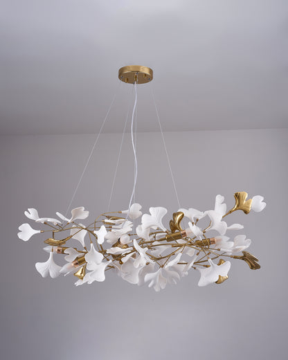 WOMO Ginkgo Ceramic Chandelier-WM2411