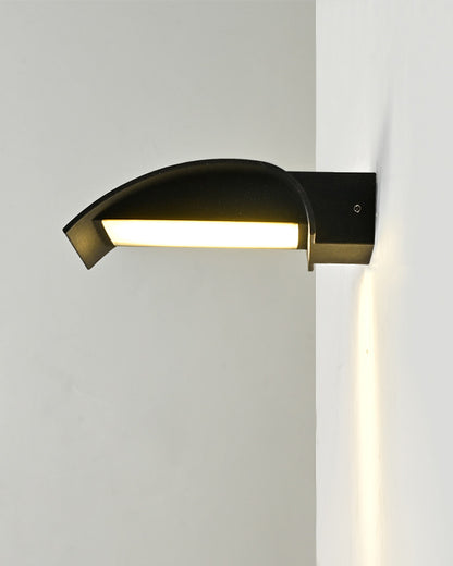 WOMO Curved Outdoor Wall Light-WM9070