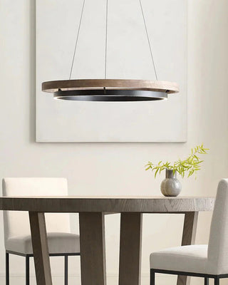 WOMO Circular Led Wood Chandelier-WM2492
