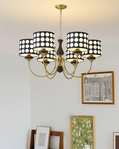 WOMO Polka Shaded Chandelier-WM2913