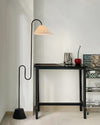 WOMO Fabric Gooseneck Floor Lamp-WM7096 thumbnail