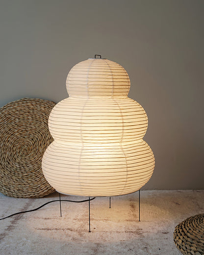 WOMO Lantern Fabric Floor Lamp-WM7091