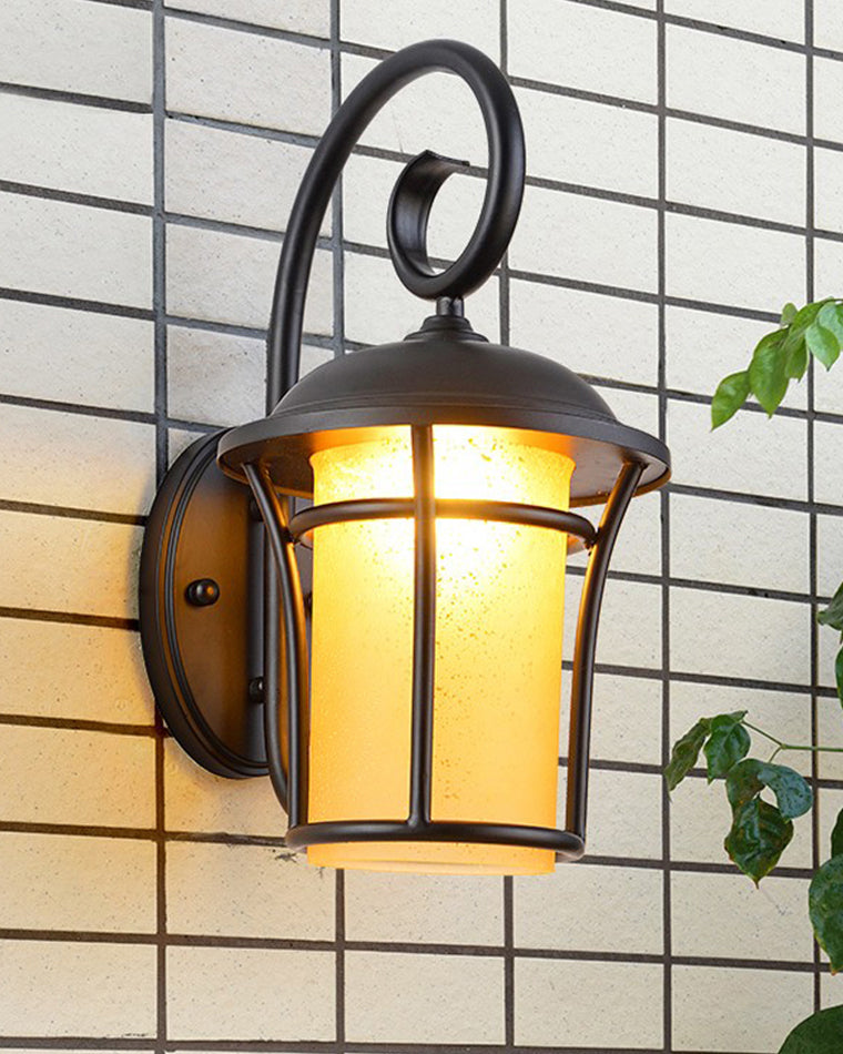 WOMO Nautical Black Outdoor Wall Light-WM9209