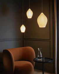 WOMO Ribbed Bud Ceramic Chandelier-WM2132a
