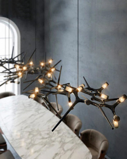 WOMO Black Branch Chandelier-WM2672