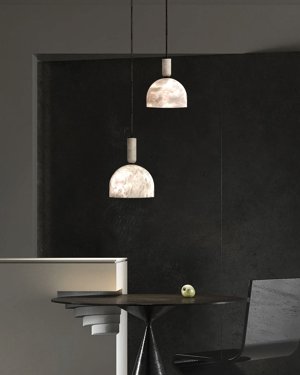 WOMO Oki Alabaster Pendant Light-WM2899