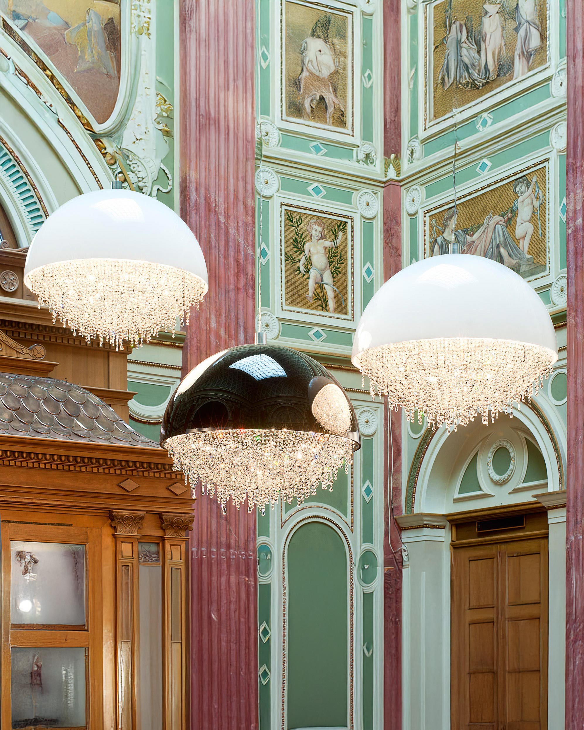 WOMO Dome Crystal Chandelier-WM2825