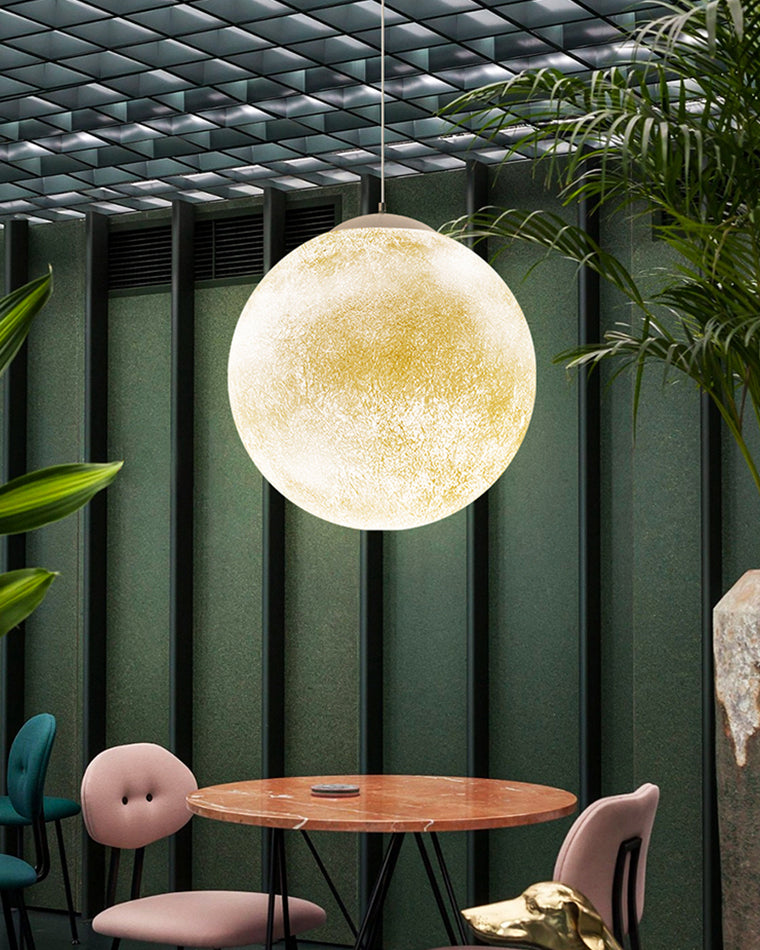 WOMO Globe Moon Large Pendant Light-WM2703