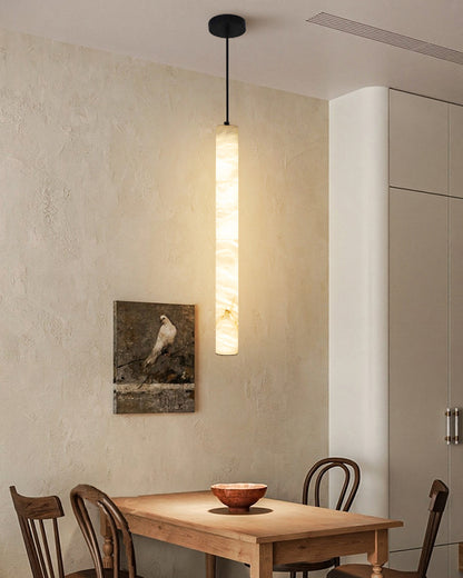 WOMO Alabaster Tube Dining Room Pendant Light-WM2882