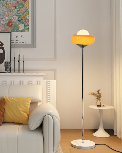 WOMO Torchiere Orange Floor Lamp-WM7092