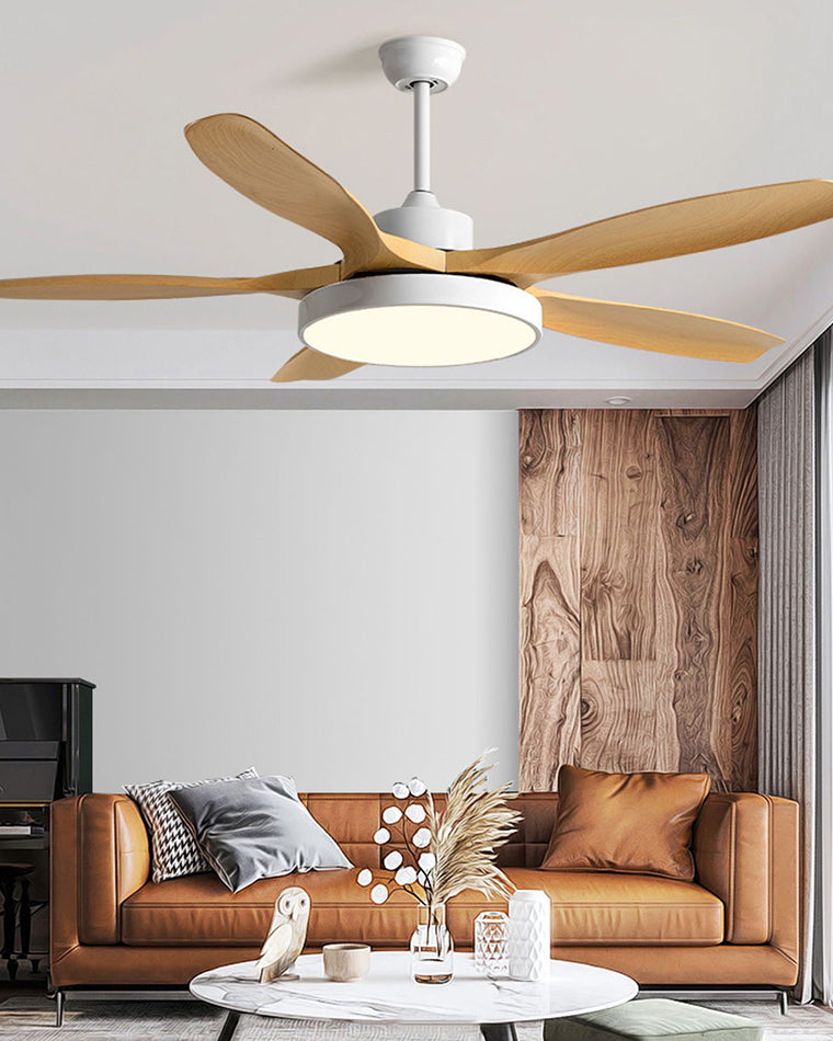 WOMO 5 Blade Modern Ceiling Fan Lamp-WM5129