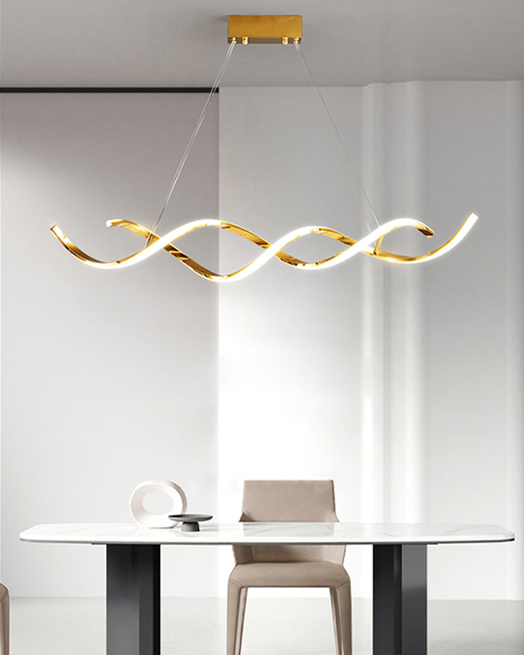 WOMO Spiral Led Horizontal Chandelier-WM2764