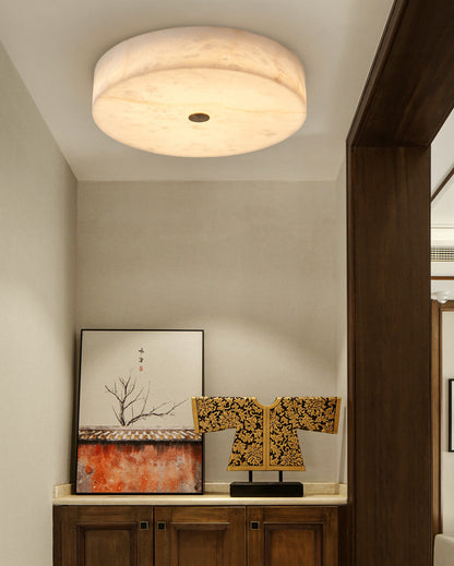 WOMO Modern Round Alabaster Ceiling Light-WM1118