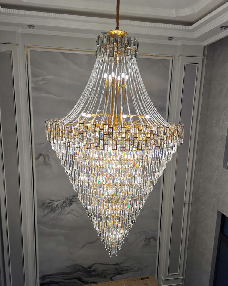 WOMO Massive Tiered Crystal Chandelier-WM2380