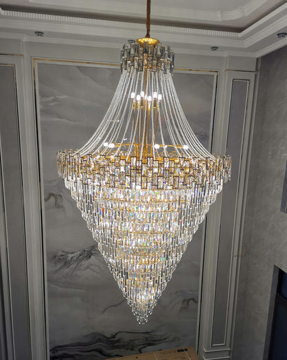 WOMO Massive Tiered Crystal Chandelier-WM2380