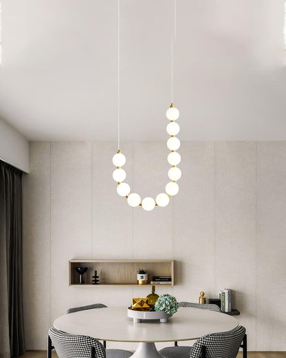 WOMO String Pearl Chandelier-WM2102