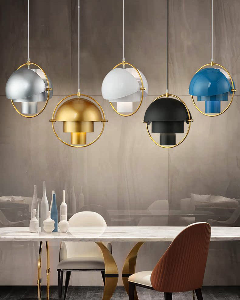 WOMO Adjustable Metal Globe Pendant Light-WM2564