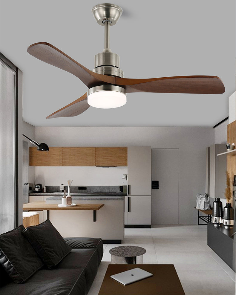 WOMO Mid Century Modern Ceiling Fan Lamp-WM5147