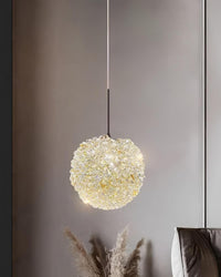 WOMO Small Crystal Globe Pendant Light-WM2367