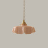 WOMO Retro Coloured/Pink Glass Pendant Light-WM2084 thumbnail