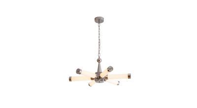 WOMO Chrome Multiple Tube Chandelier-WM3199