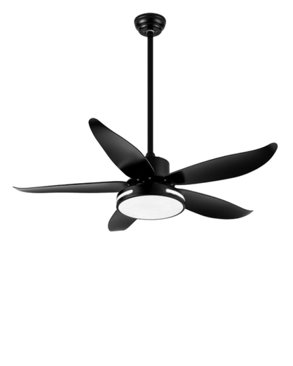 WOMO 5 Blade Contemporary Ceiling Fan Lamp-WM5000