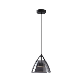 WOMO 3 Light Smoked Glass Pendant Light-WM2238