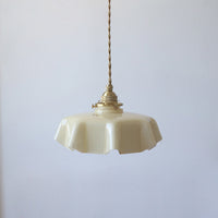 WOMO Retro Coloured/Pink Glass Pendant Light-WM2084