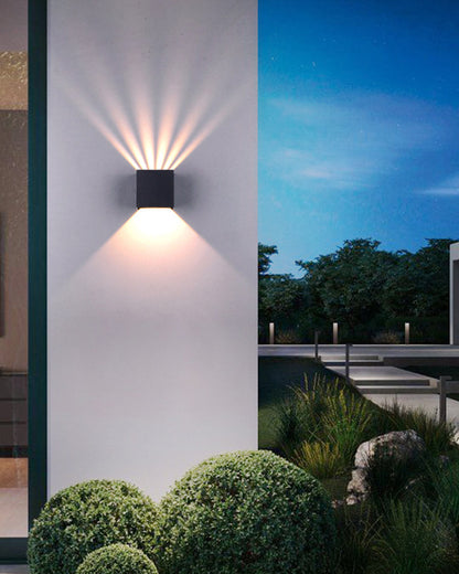 WOMO Square Outdoor Up Down Wall Light-WM9194