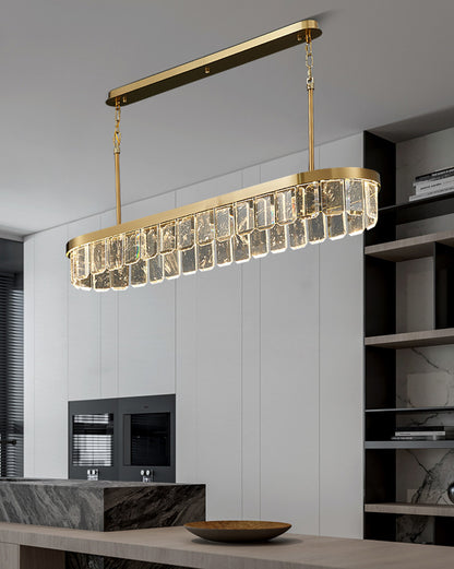 WOMO Linear Crystal Chandelier-WM2540