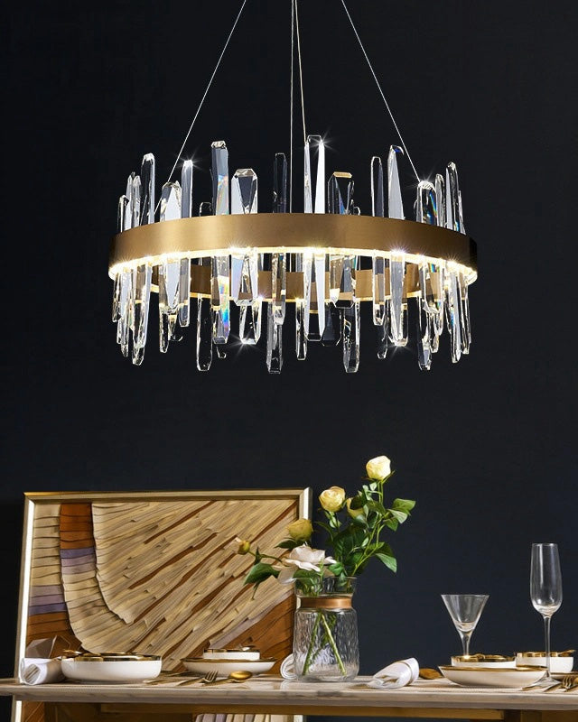 WOMO Round Crystal Chandelier-WM2485a