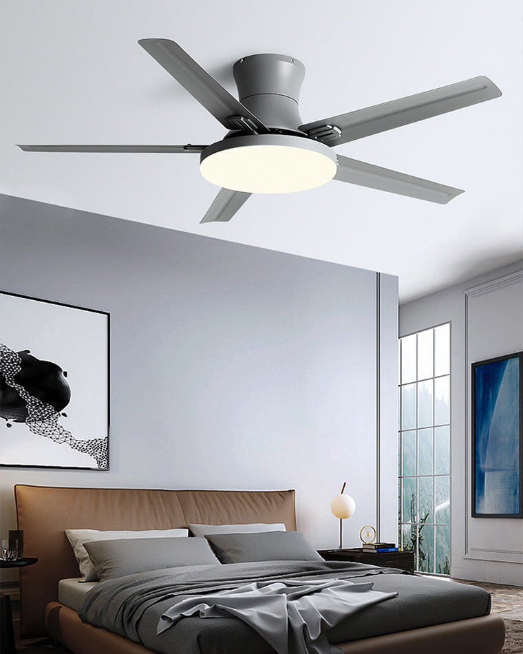 WOMO Slimline Metal Ceiling Fan Lamp-WM5065