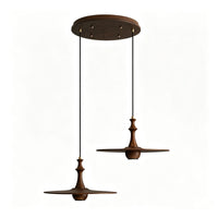 WOMO Wood Flying Saucer Chandelier-WM3259